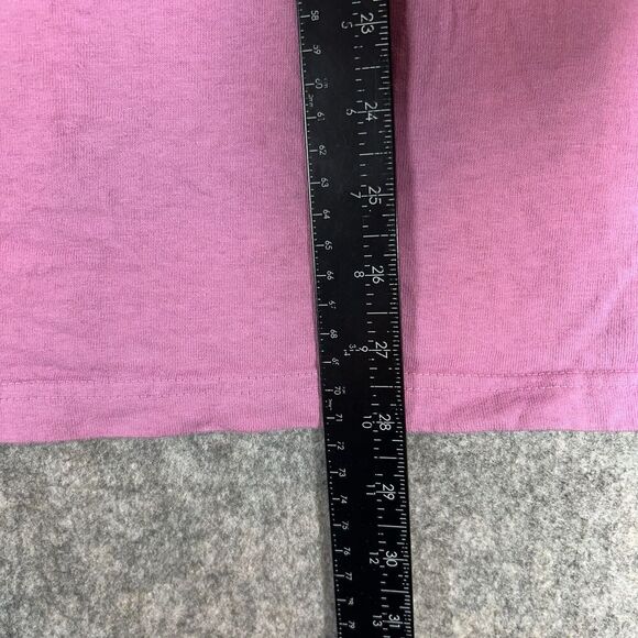 Vintage The Mountain Shirt Large Wolves Front Graphic T Shirt Pink Long Sleeve - Picture 6 of 7